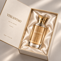 Flacon de parfum en verre de luxe 100 ml avec boîte, emballage de parfum vide personnalisé