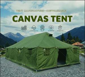 Carpa de Lona Africana Chenya CY22-2, Tipo Safari, de Una Habitación, para las Cuatro Estaciones, Impermeable de 3000 mm, para 6-20 Personas, Venta al Por Mayor - Product Image 3