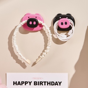 Wall-mounted Storage Cute and Creative Door Back <b>Hook</b> Suction Cup <b>Hook</b> Kitchen Bathroom Refrigerator Hand Towel - Product Image 2