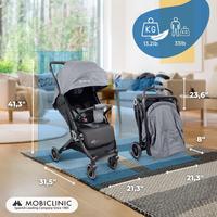 Porte-bébés compacts pliants portatifs poussettes légères de bébé de sécurité pour 0-3 ans