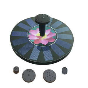 <span class=keywords><strong>Fontaine</strong></span> solaire extérieure OEM Why461 en forme de feuille de lotus avec buse flottante pour exposition au soleil - Product Image 2