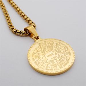 Vente en gros personnalisé PVD plaqué or en acier inoxydable collier pendentif main de <span class=keywords><strong>prière</strong></span> <span class=keywords><strong>du</strong></span> Seigneur de <span class=keywords><strong>la</strong></span> foi - Product Image 6