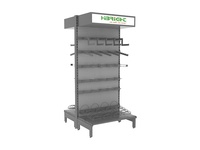 Supermarché, magasin de commodité, épicerie, vente au détail, affichage en métal simple face, gondole, Rack, étagère