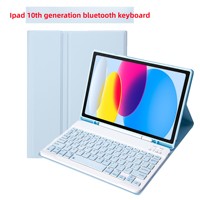 Pour ipad air 5e 6e 8e 9e 10e génération Mini 6 étui clavier sans fil en silicone en vrac pavé tactile couverture de pavé tactile avec clavier