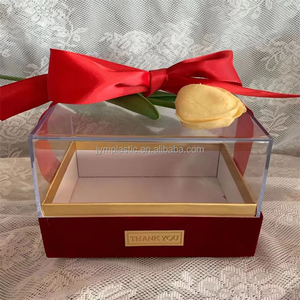 Fabricante de <span class=keywords><strong>JYM</strong></span> logotipo personalizado o etiquetas joyería caja de plástico transparente caja de regalo - Product Image 6