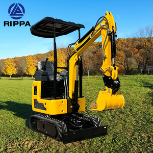 Rippa New Micro Khai Quật máy trái đất di chuyển máy móc nhỏ Digger máy xúc với điều hòa không khí - Product Image 1