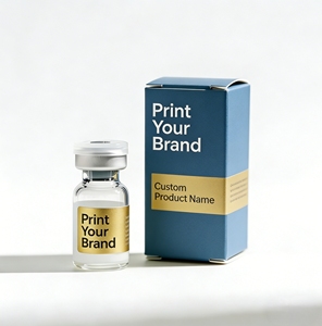 Etiqueta de Marca Impermeable Más Vendida, Vial de Polipropileno de 10 ml para Péptidos, Impresión Flexográfica - Product Image 2