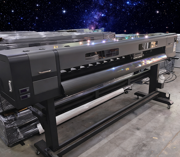Sublimation Paper Digital Printer 1.8m 1.9m Large Size I3200 Print Head High Speed Textile Printing