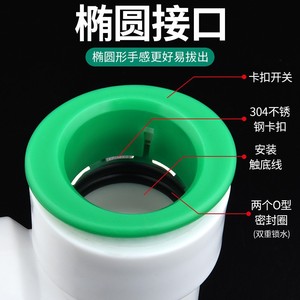 Baolian PPR Quick Connector 4 6 Inch Non Thermal Fusion Joint Straight Insertion For Water Pipe Fittings - Product Image 3