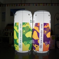 Stand de canettes de boissons gonflables géantes personnalisées avec éclairage LED - Publicité gonflable de marque pour la promotion des boissons/affichage d'événements