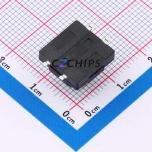 SMG-12T-H100A1 Tactile Switch SMD-4P,12x12mm Switch Single Pole Single Throw Round Button 2.5N 12mm - Product Image 2