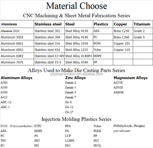 YQ One-Stop Custom Metal Making <span class=keywords><strong>Service</strong></span> CNC Usinage Fil Coupe Forage Fraisage Tournage Etc. pour l'acier inoxydable - Product Image 6