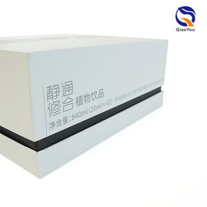 Caja de Embalaje de Cartón Blanco con Inserto de Espuma para Botella Rígida de 5 ml con Tapa y Base Personalizadas, para Set de Regalo de Aceites Esenciales - Product Image 6