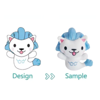 Nouveauté : Figurine en peluche personnalisée unisexe en coton PP, super douce, vente directe d'usine, jouets en peluche lestés en forme d'animaux