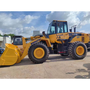 Chargeuse sur pneus Komatsu WA380 d'occasion en bon état, chargeuse frontale Komatsu d'origine japonaise de 5 tonnes, en stock - Product Image 1