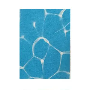 Ocean Blue Wave PVC Kolam Renang, Liner Kolam Renang Tahan Air PVC untuk Kolam Renang