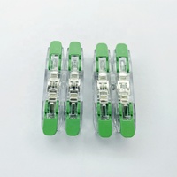 Bloc de jonction rapide pour câbles électriques 1, 2 ou 3 broches, compact, mini, à levier, avec connecteur à écrou - Distributeur agréé