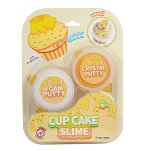 Cup Cake <b>Slime</b> Bright Color Scented Crystal Putty and Foam Putty for 3+ Years Girls - Product Image 2