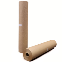 Rouleau de papier kraft personnalisé, papier kraft brun, papier boucher
