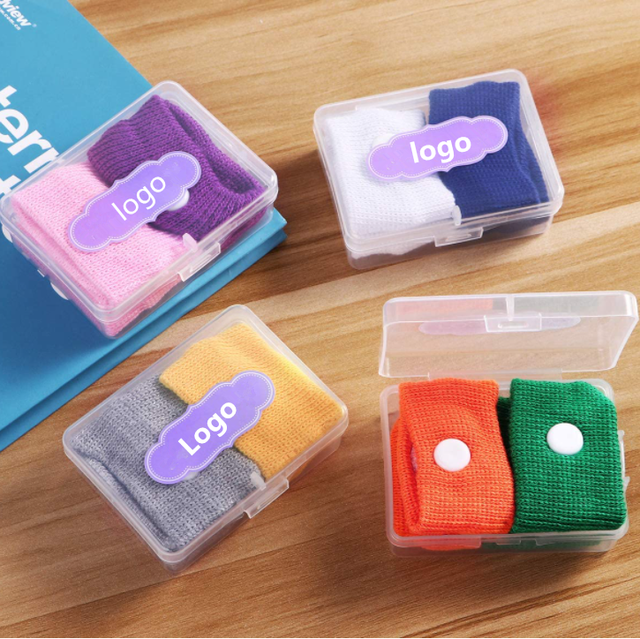Best Selling 7 Colors Nausea Acupressure Wristband Adjustable Elasticity Breathable Design for Motion Morning Sickness Relief