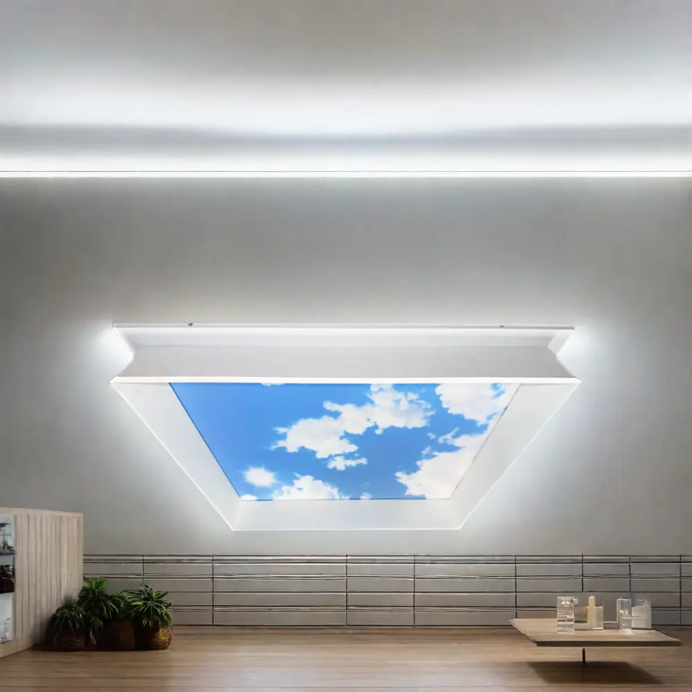 2x2 LED Panel Cloud Ceiling Light Selectable Wattage 40W-70W CCT 4000K-6500K 0-10v Dimmable ETL Certified Commercial Use