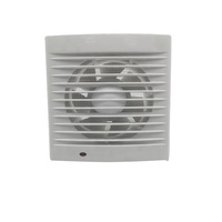 Nouveau ventilateur extracteur mural carré en plastique de 6 pouces à persiennes pour la maison, modèle 2025, en promotion