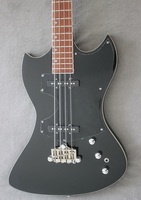Weifang Rebon 4 String FB RD Electric Bass Guitar in Black Colour