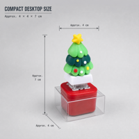 Porte-clés interactif en PVC, bonhomme de neige de Noël mignon, avec clochettes sonores et lumière, activé par pression, lumière chaude, décoration de table de fêtes