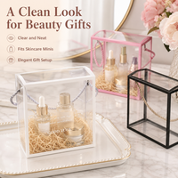 Boîtes cadeaux transparentes portables en PVC avec poignée pour bonbons, pain, gelée, cadeaux de fête - Sacs en plastique transparents et emballages de mariage