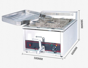 Friteuse électrique de qualité commerciale robuste pour frites et chips de pommes de terre en acier inoxydable 16L 8000W 380V - Product Image 4