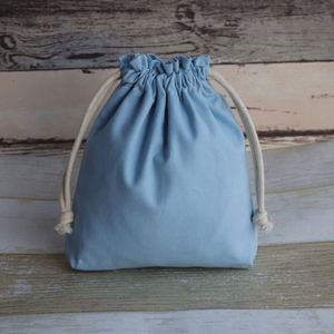 Sac de rangement pour vêtements et chaussures en coton avec cordon de serrage et impression de logo personnalisé - Product Image 3