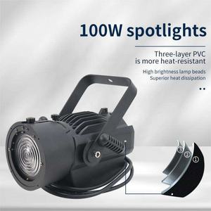 AICPOSE Personalizable Fresnel 100W DMX LED Foco de Escenario con Zoom, Luz Cálida y Fría - Product Image 2