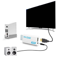 Adaptador para Nintendo Wii a TV HD, Convertidor para PC, Conector de Audio para Monitor, Salida de Video de 3.5MM, 1080P