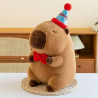 Lot de jouets en peluche Capybara doux et moelleux, 15 pouces (45-50 cm), pour la distribution de prix en machine à griffes et l'animation