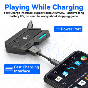 Convertitore Tastiera e <span class=keywords><strong>Mouse</strong></span> per Giochi di Tiro, Adattatore con Retroilluminazione LED, Gamepad Cablato per PUBG - Product Image 4