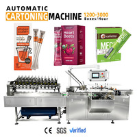 Machine d'emballage automatique pour sachets de thé, bâtonnets de boisson, cartons pliables et boîtes en carton