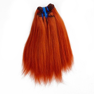ผมตรงสีฟูมิแบบดับเบิ้ลดรอว์น ผมแท้ 100% สำหรับต่อผม - Product Image 3