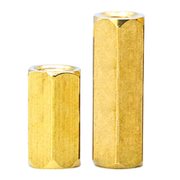 Entretoise hexagonale métrique femelle en laiton haute performance M2 M2.5 M3 M4 M5 M6 à filetage interne double filetage pour carte mère PCB de qualité industrielle