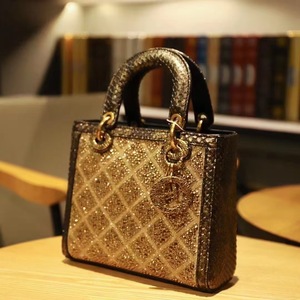Cross Border Hot Selling Diamond studded Diamond Patterned Daifei Handbag for Women 2026 New Luxury Handbag Crossbody <b>Bag</b> - Product Image 3