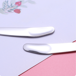 Muỗng xúc kem dưỡng da mặt bằng thép không gỉ 304, khắc logo tùy chỉnh năm 2025, muỗng nhỏ bằng kim loại - Product Image 6