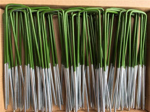 फैक्टरी मूल्य गर्म बिक्री यू आकार फैब्रिक पिन यू पिन स्टील सोड स्टेक सोड स्टेपल लैंडस्केप स्टेपल यू-आकार नाखून - Product Image 4