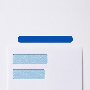 Custom Printed Wallet Business Envelopes with Peel and Seal Self Adhesive Single or Double <b>Window</b> Security Features - Product Image 4