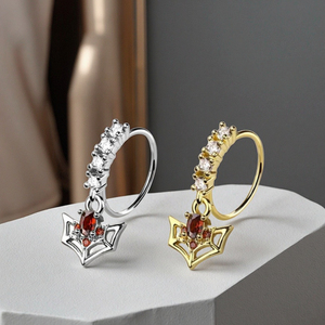 Xincfocus Trendy Piercing al naso <span class=keywords><strong>ragnatela</strong></span> anello naso pieghevole in acciaio inox gioielli per il corpo per le donne degli uomini - Product Image 6