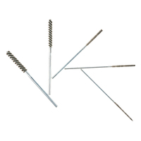 Brosse à tuyaux en acier à prix de gros, brosse à tuyaux en fil de laiton, brosse cylindrique en fil d'acier, brosse ronde en fil d'acier