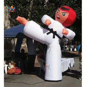 Promotion de l'extérieur, décoration d'événement, <span class=keywords><strong>ballon</strong></span> gonflable de 8m de haut pour le judo, garçon pour la salle de sport, les magasins, poupée gonflable publicitaire - Product Image 5