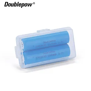 High Quality Eco-Friendly 18650 Plastic Battery Box Batteries Storage Box 2pcs Li-ion Battery/Box