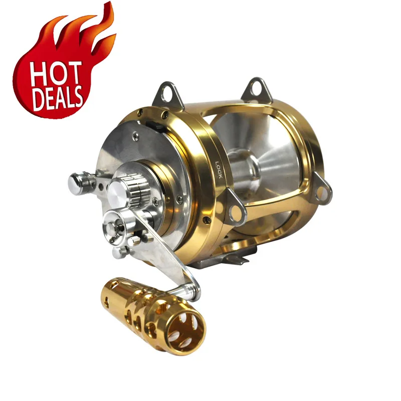 Heavy Duty 30W-80W Saltwater Fishing Reels for Trolling - Full Metal Shark Tuna Deep Sea Fishing Gear Heavy Duty 30W-80W Saltwater Fishing Reels for Trolling - Full Metal Shark Tuna Deep Sea Fishing Gear