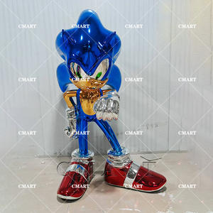 <span class=keywords><strong>Escultura</strong></span> <span class=keywords><strong>de</strong></span> Fibra <span class=keywords><strong>de</strong></span> Vidrio <span class=keywords><strong>de</strong></span> 4 pies y 6 pies, Personalizada, Tamaño Real, <span class=keywords><strong>de</strong></span> Alec Monopoly, Cromada, Colorida, Estilo <span class=keywords><strong>Sonic</strong></span>, Pinocchio, Pop Art - Product Image 3