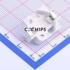 BS-16-A4AK006 Button & Strip Battery Connector Through hole Component (THT) Connector Battery Holder <b>CR1632</b> Phosphor Bronze Tin - Product Image 1