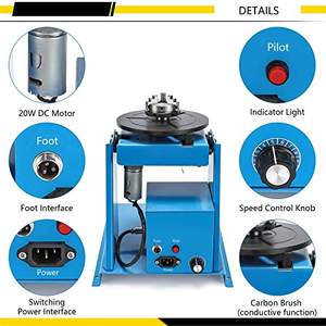 Günstige automatische Schweiß geräte 10kg 30kg 50kg 100kg Plattenspieler Servo Schweiß position ierer Drehtisch - Product Image 4